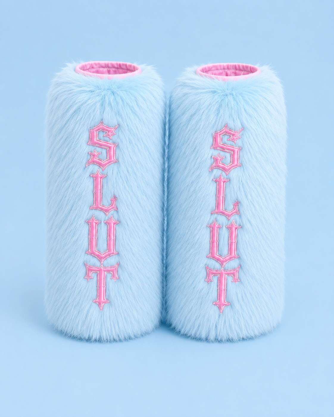 Baby Blue Cropped Zip Track Jacket Packaging