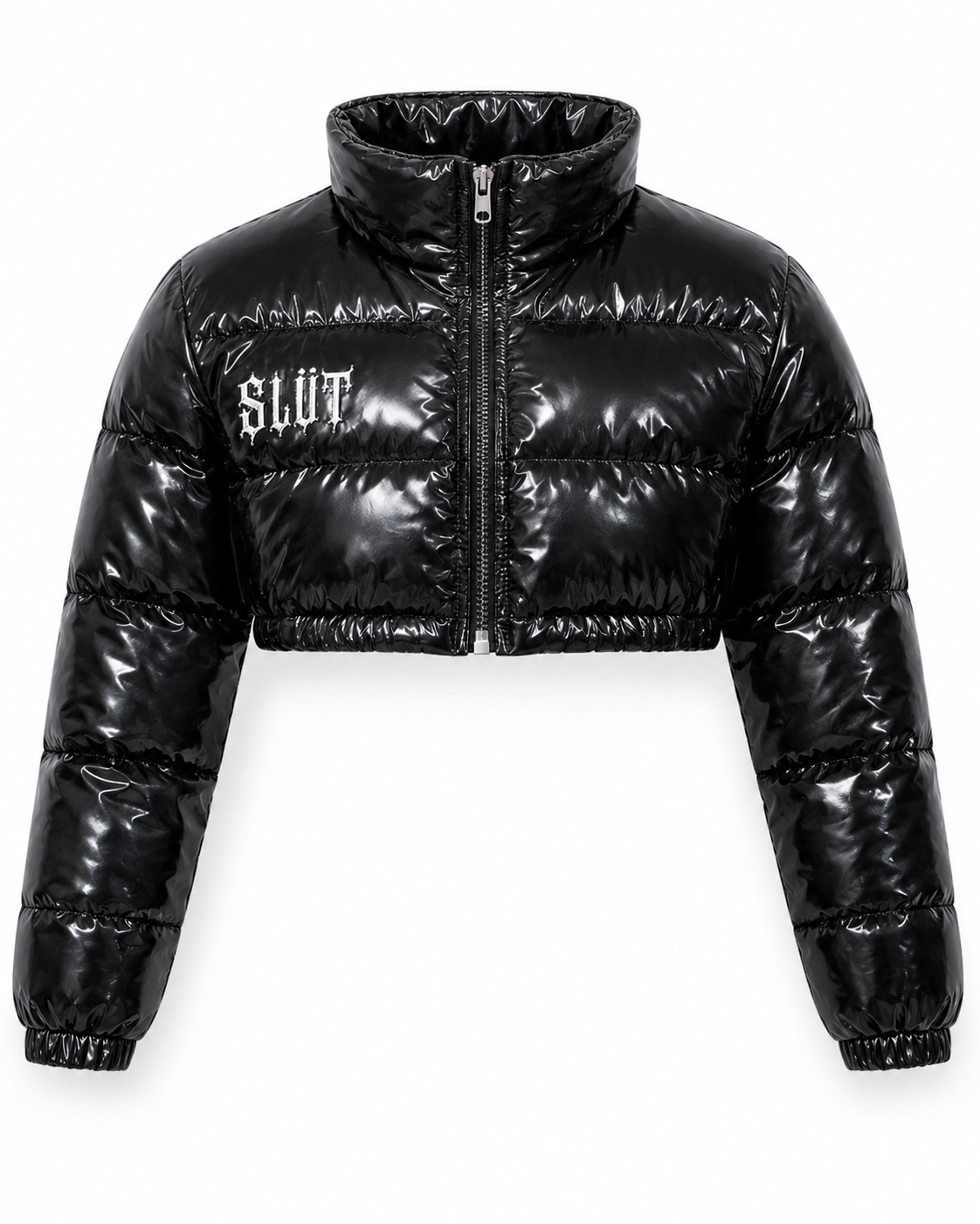 Jet Black Patent Puffer 3-Piece Set alternate view