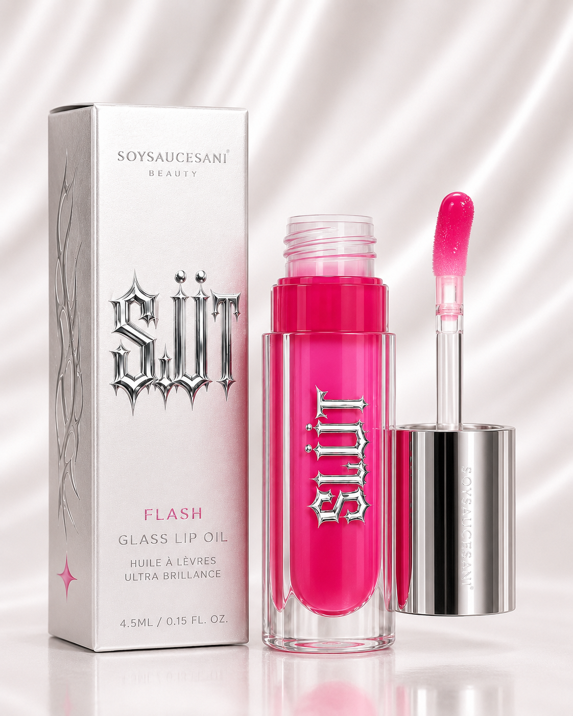 SLÜT Flash Glass Lip Oil Packaging