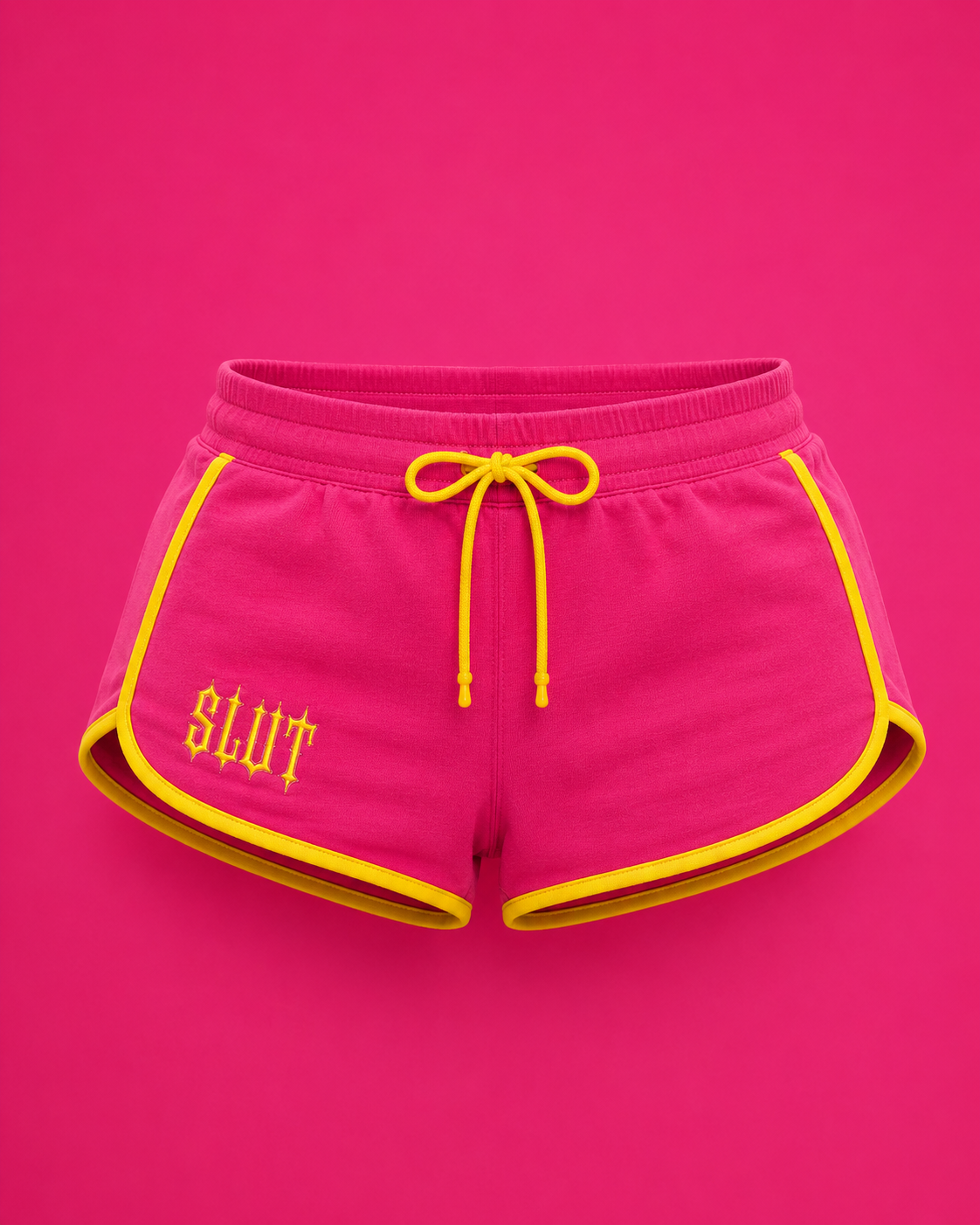 Mustard Cropped Zip Track Jacket Detail
