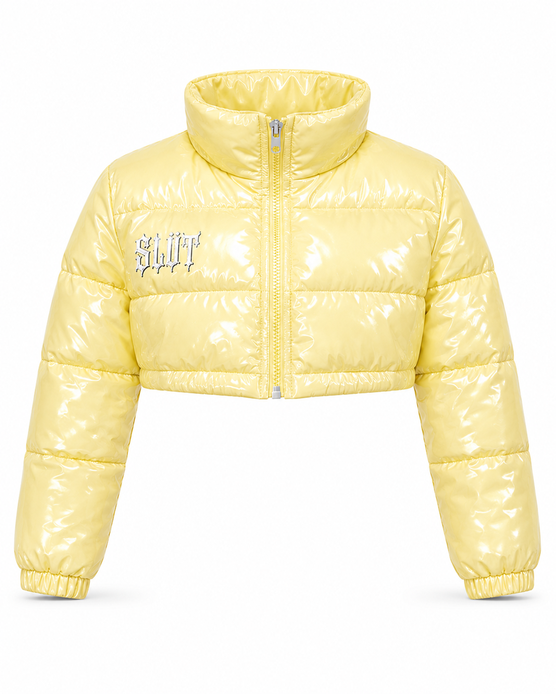 Sunshine Yellow Patent Puffer 3-Piece Set Alternate